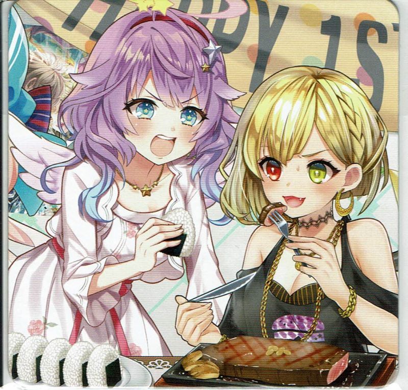 シャルロット&ルカ コースター 白猫TCG第5弾『新月の覚醒者』購入特典