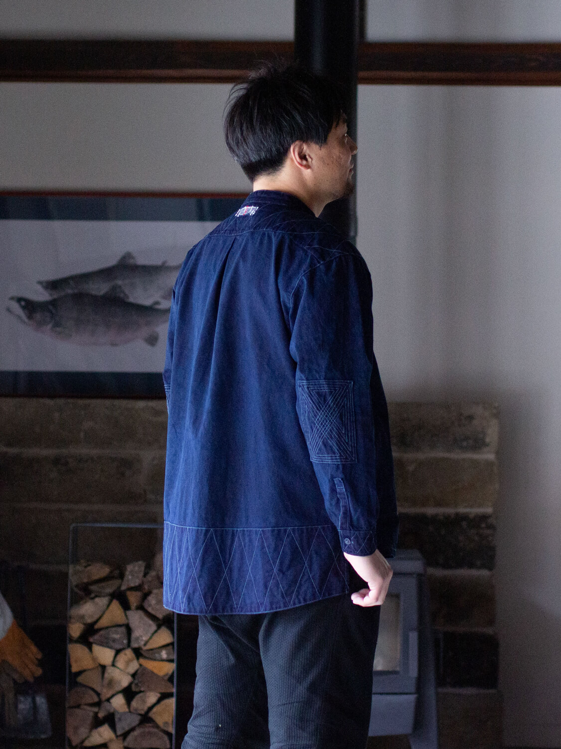 インディゴ山シャツ(indigo YAMASHIRT)