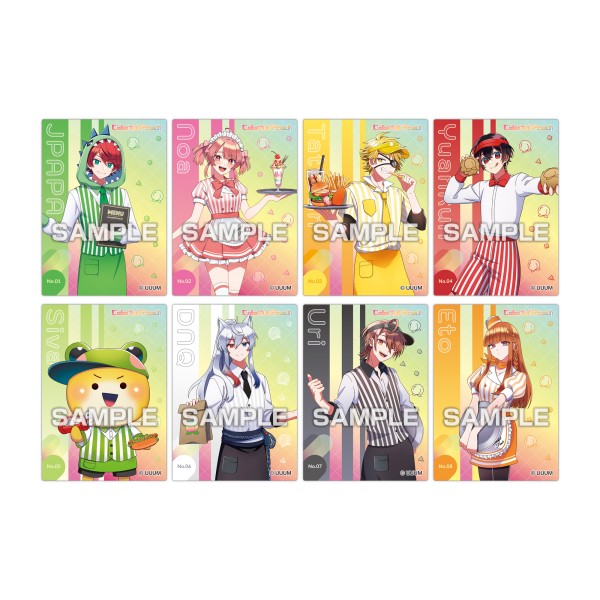 カラフルピーチ クリアカードコレクションガム カラピチダイナー【1BOX