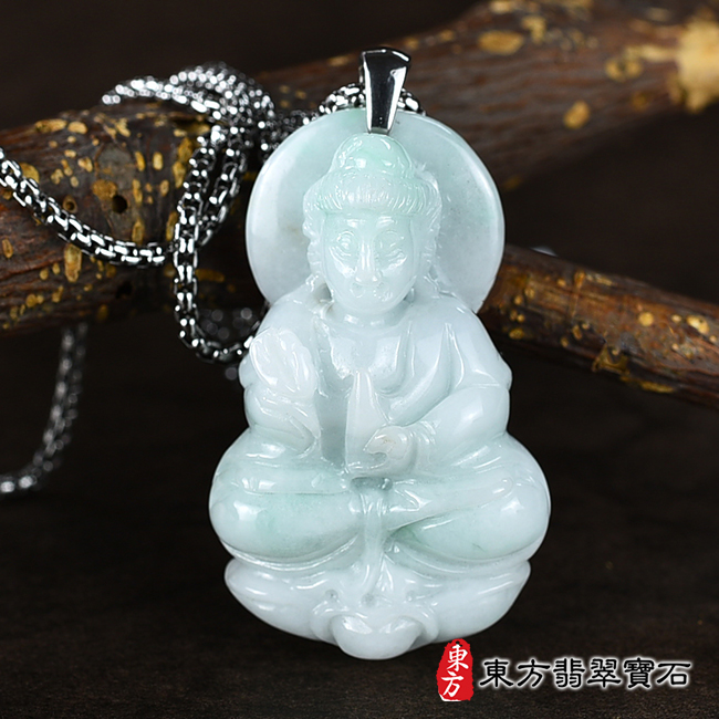 GY1629翡翠神明玉珮，商品介紹-東方翡翠寶石專賣店