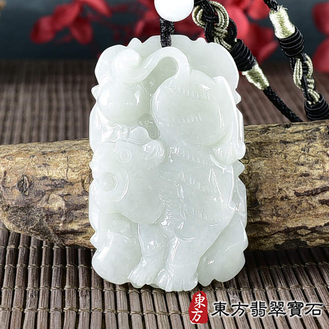 100件，生肖老虎項鍊（翡翠虎玉珮玉墜吊墜）商品-東方翡翠寶石專賣店