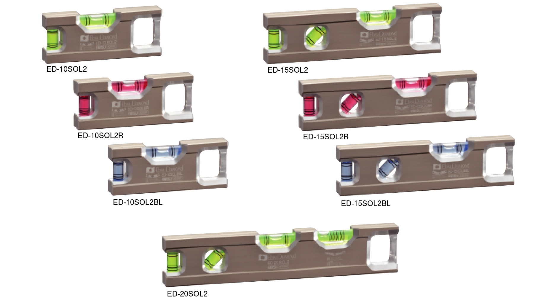 ソリッドレベル2｜配管用水平器水平器・水準器・レベルのエビス