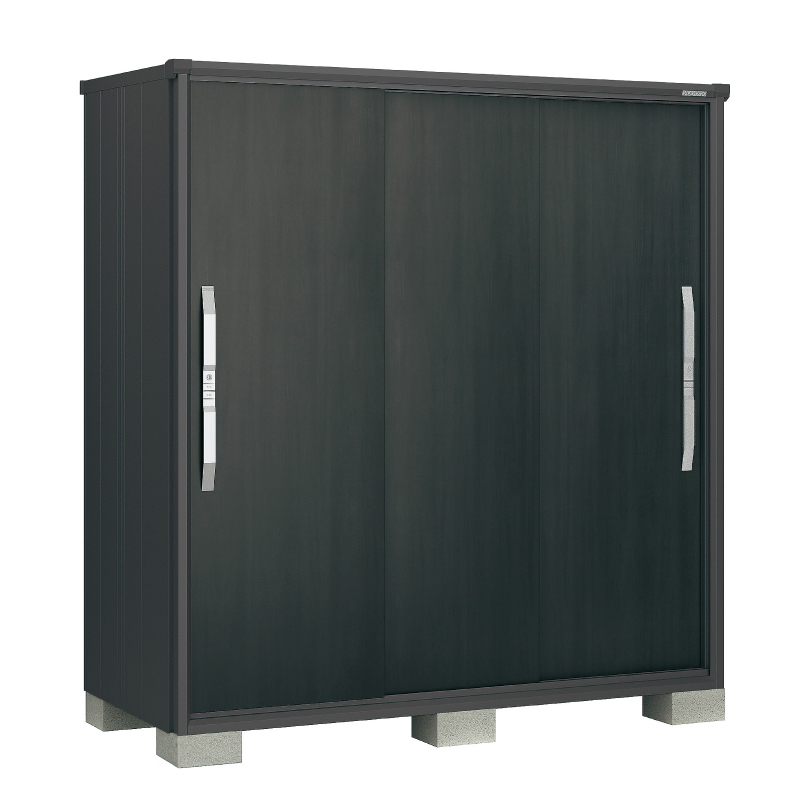 物置 屋外 ヨド物置 ブラックエスモ ESF-1809A-BK-WE ウッディエボニー