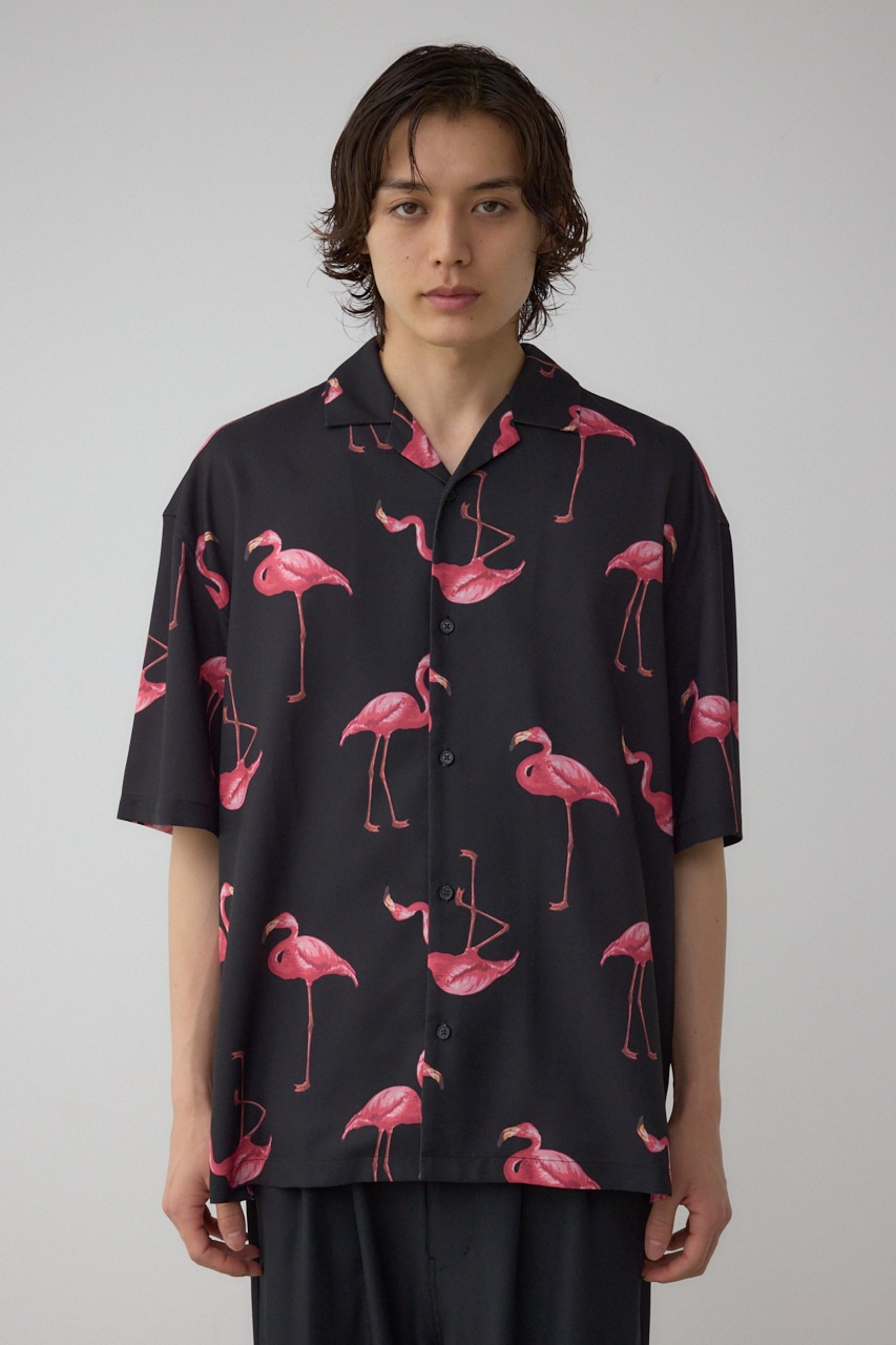 AZUL BY MOUSSY | フラミンゴアロハシャツ (シャツ・ブラウス ) |SHEL