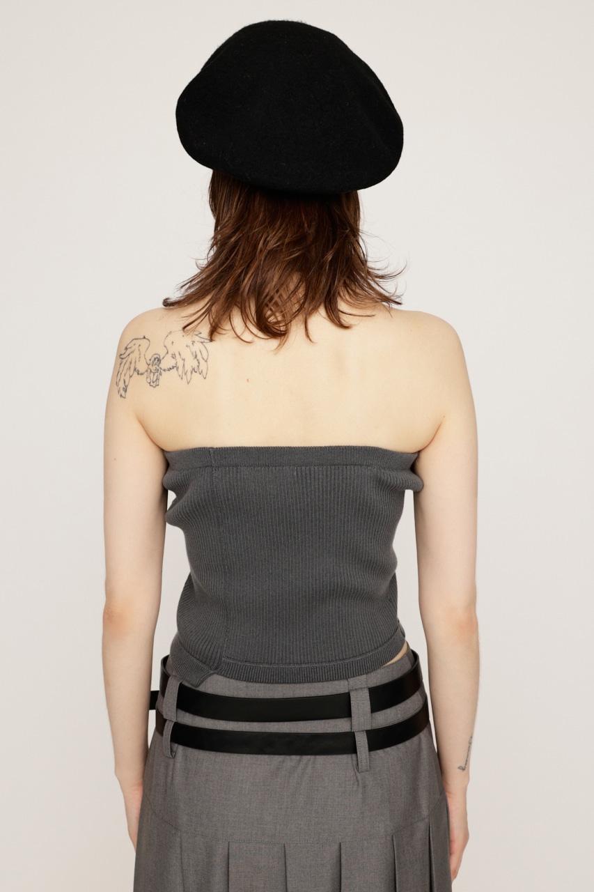SLY | TIE SET BARE KNIT トップス (ベアトップ ) |SHEL'TTER WEBSTORE