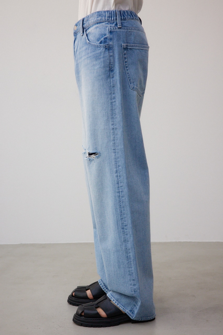 AZUL BY MOUSSY | AZUL DENIM ワイドクラッシュ (ストレート ) |SHEL