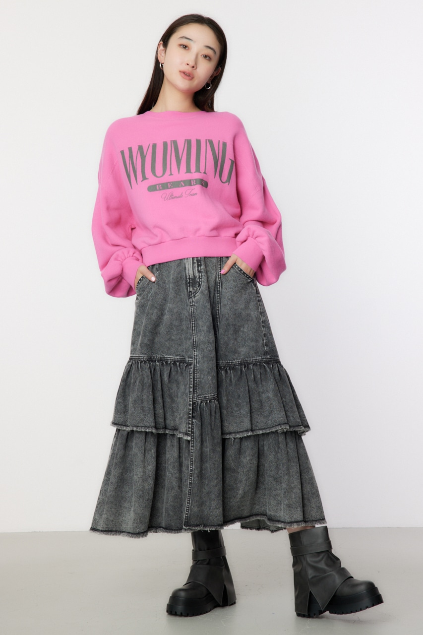 RODEO CROWNS WIDE BOWL | CHEMICAL DENIM TIERED SK (スカート