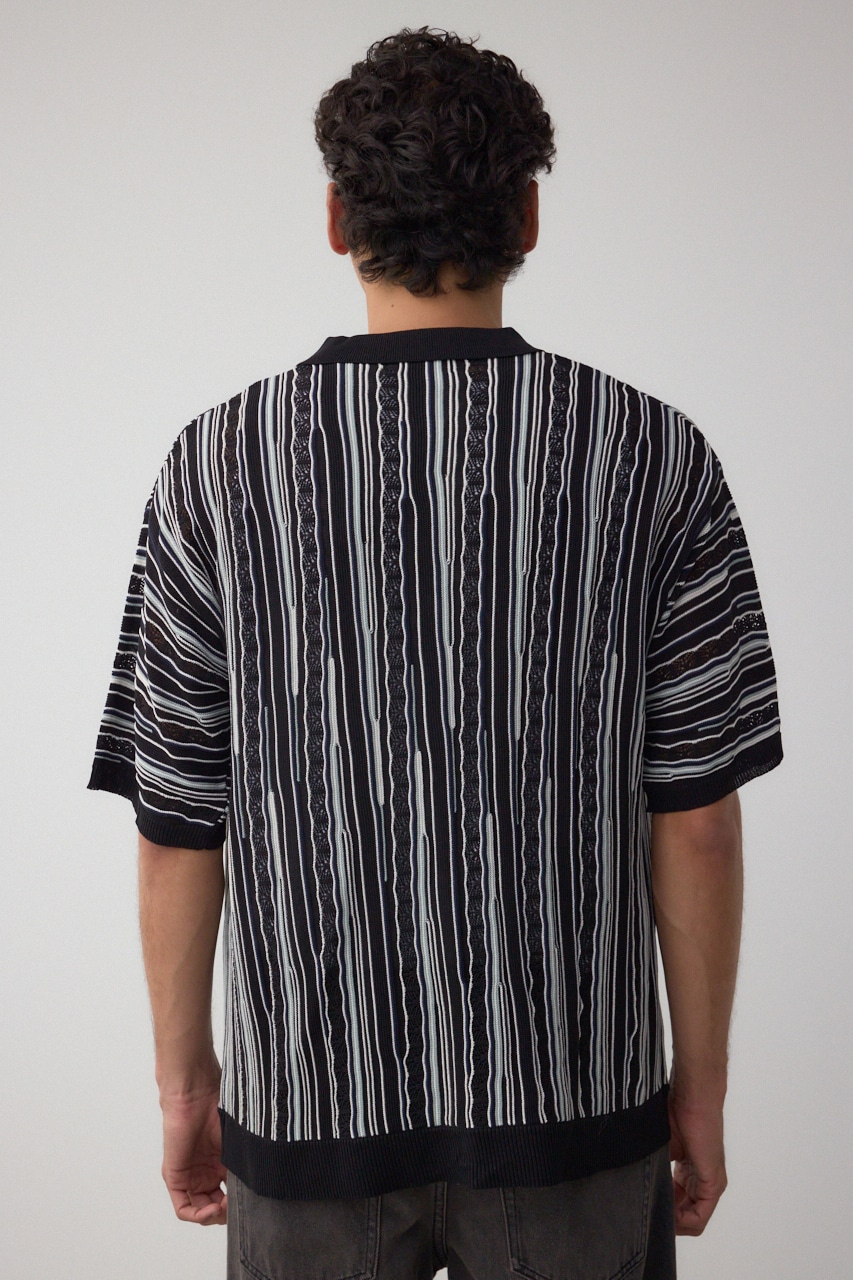 AZUL BY MOUSSY | ポロ襟クージーニットトップス (ニット ) |SHEL'TTER