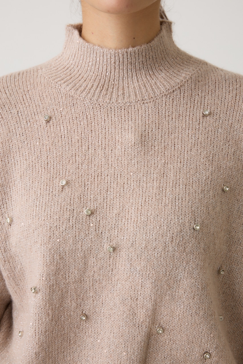 AZUL BY MOUSSY | ラインストーンニット (ニット ) |SHEL'TTER WEBSTORE