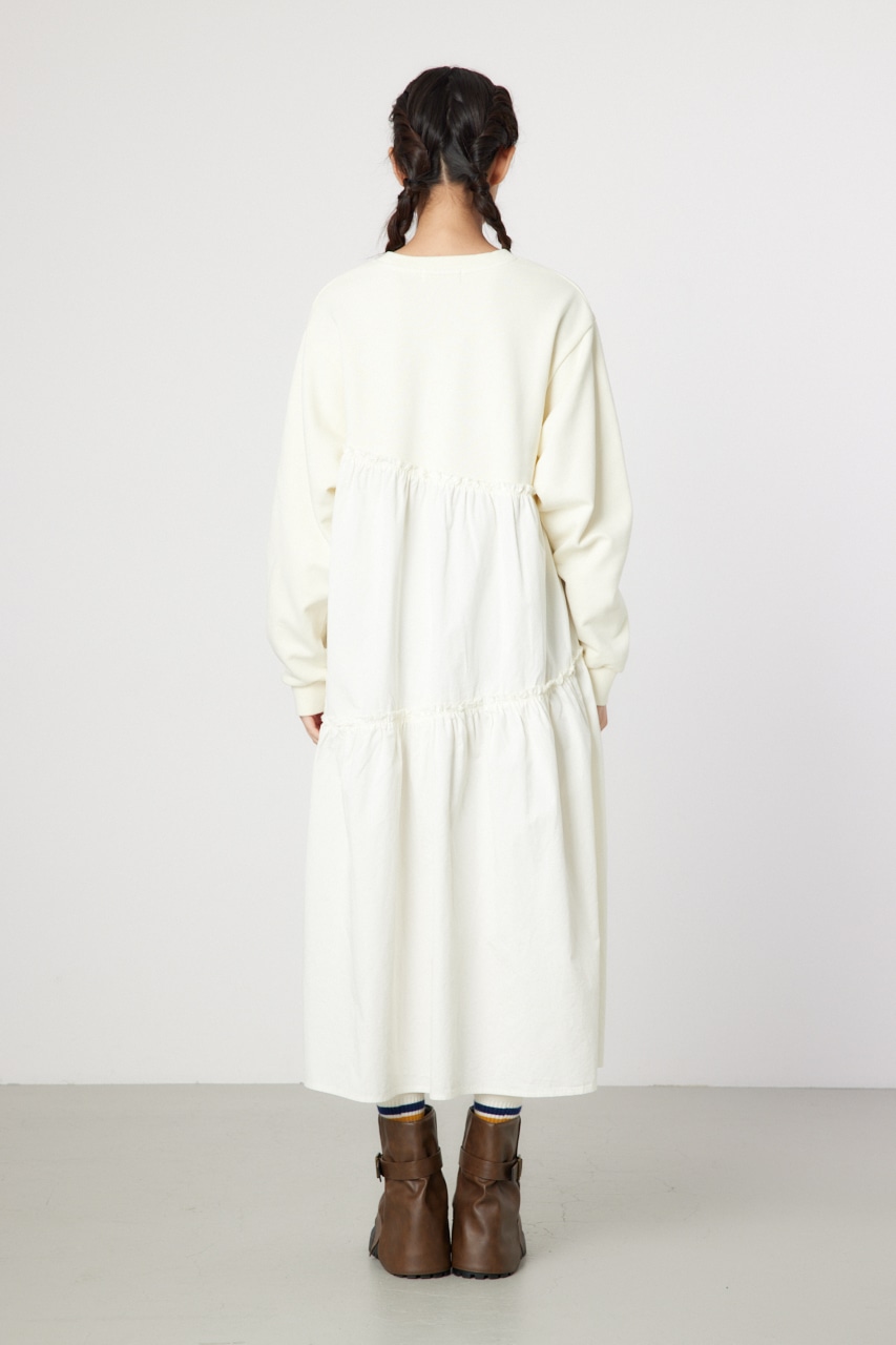 RODEO CROWNS WIDE BOWL | ピグメント布帛ドッキングワンピース