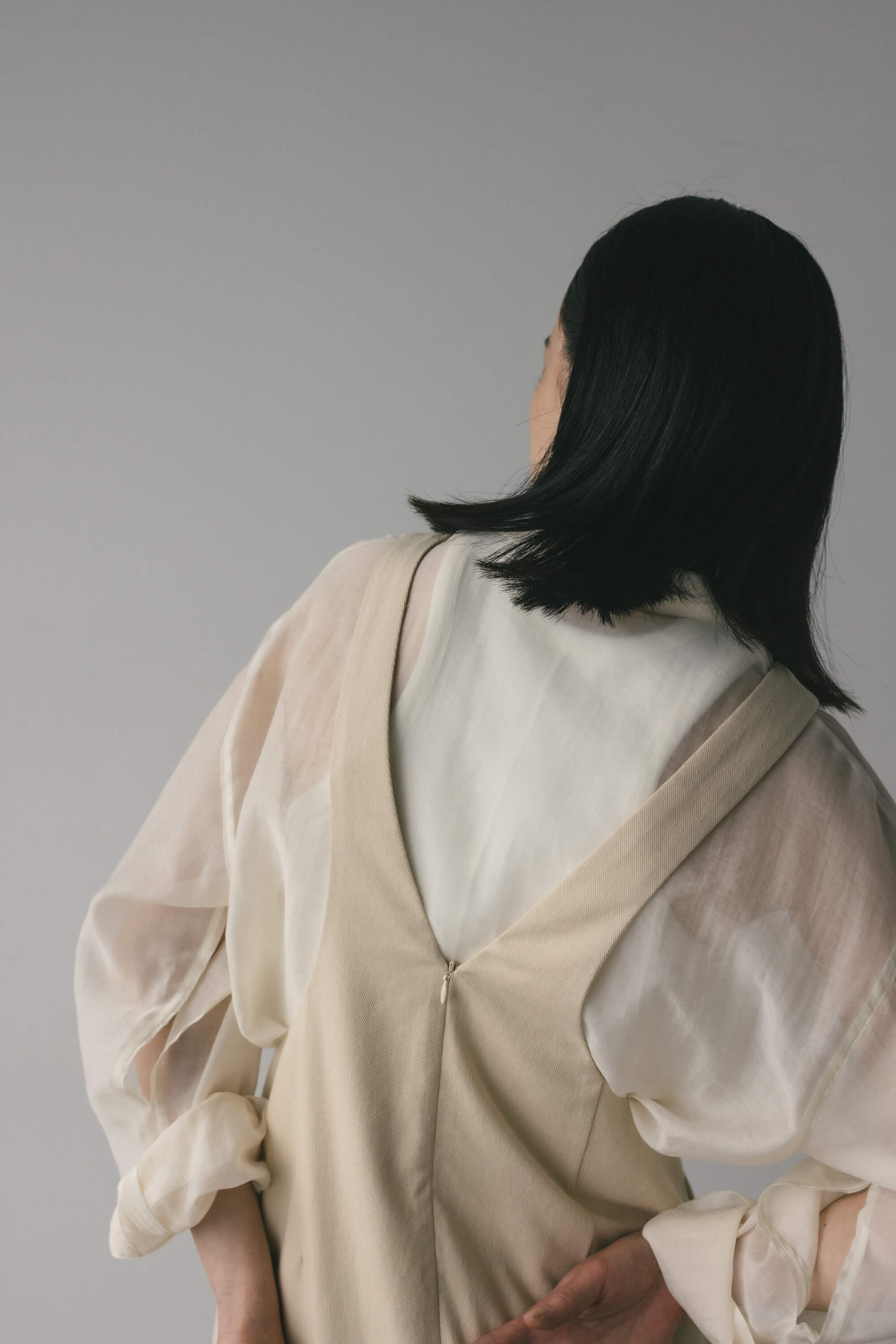 STYLEMIXER | ディープVジャンパースカート (スカート(ロング) ) |SHEL