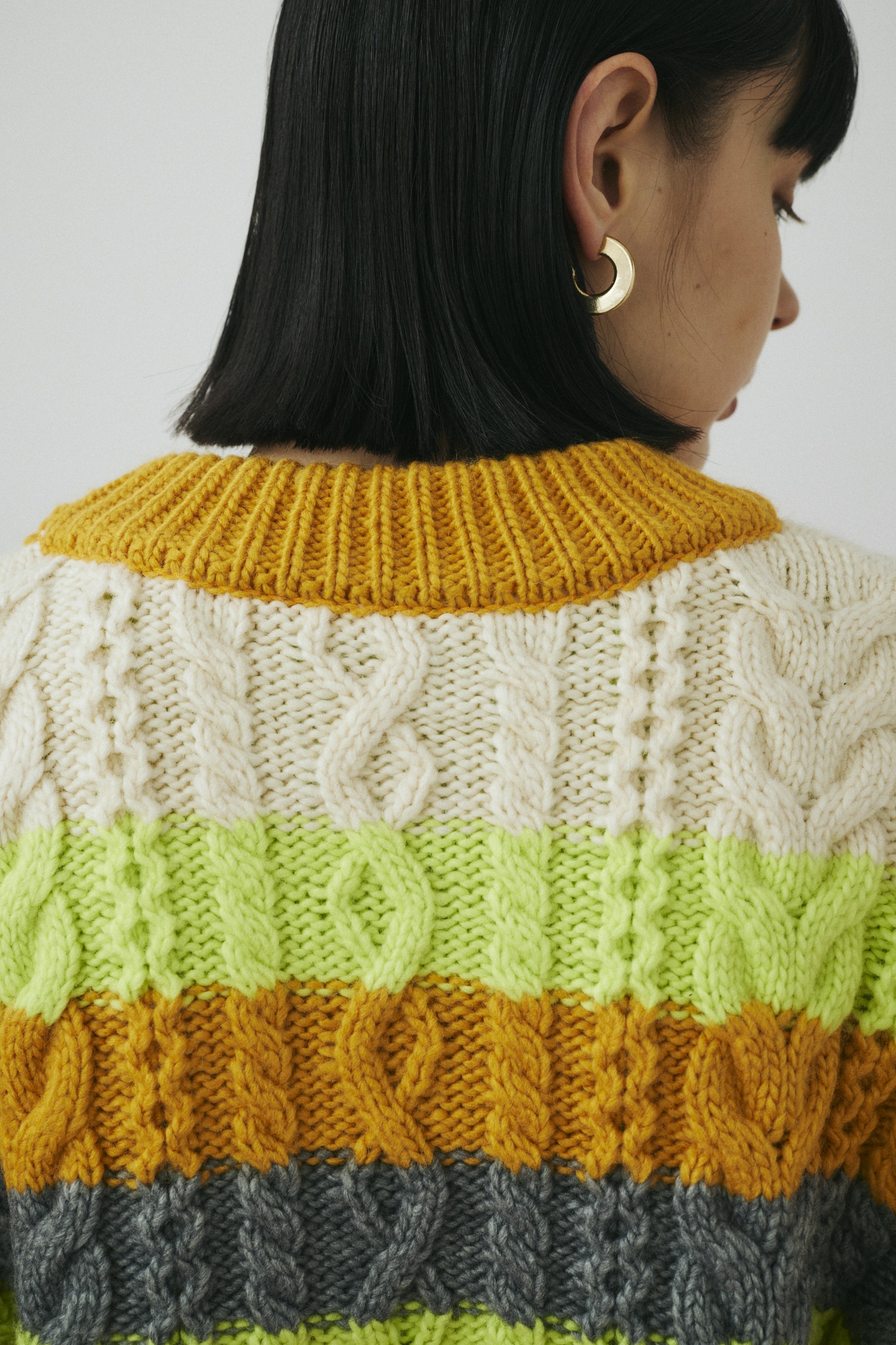 HeRIN.CYE | Cable knit tops (ニット ) |SHEL'TTER WEBSTORE