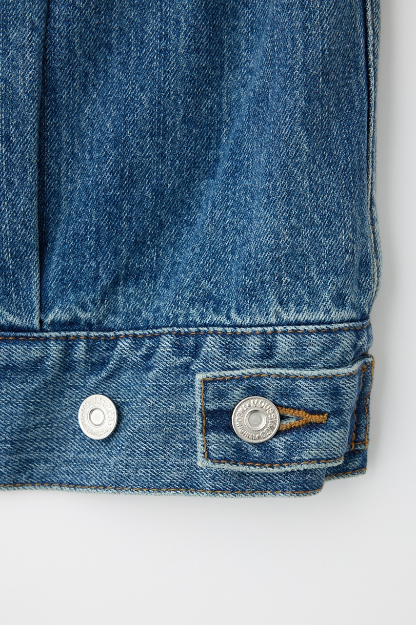 MOUSSY | TUCK SLEEVE デニムジャケット (デニムジャケット ) |SHEL