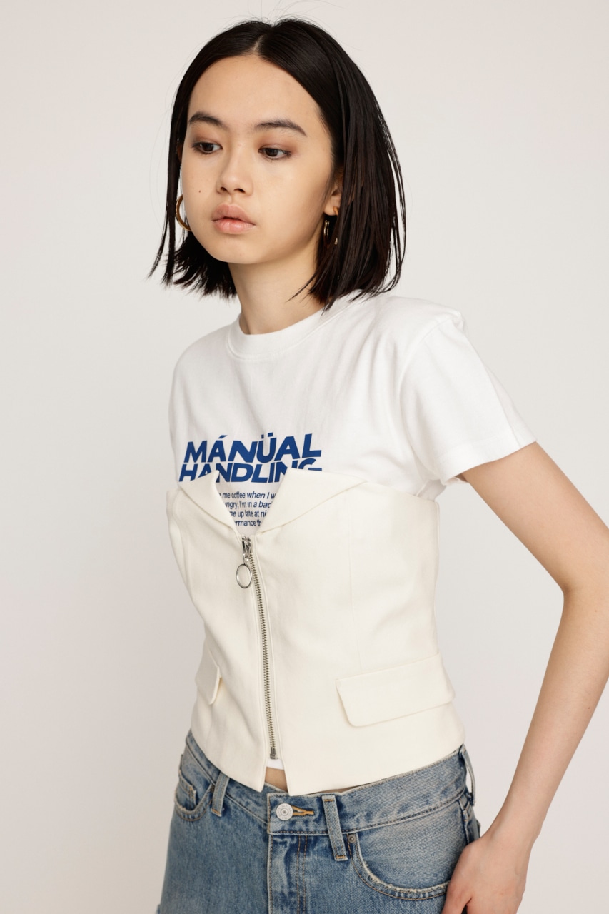 SLY | FRONT ZIP TIDY BUSTIER (キャミソール ) |SHEL'TTER WEBSTORE