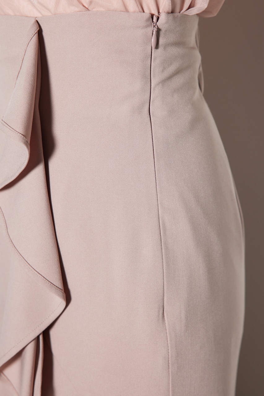 rienda | ダブルフリルスリットスコートショートパンツ (ショート