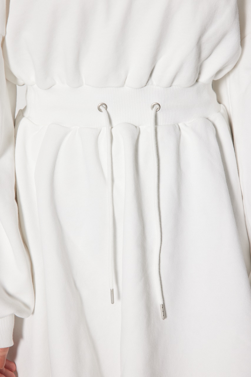 rienda | オフショルダースウェットミニフレアワンピース (ワンピース