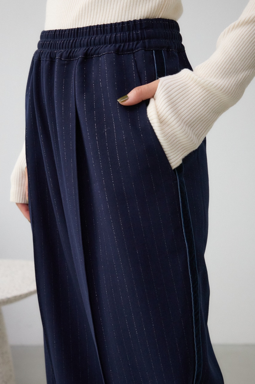 AZUL BY MOUSSY | ラメストライプサイドラインパンツ (パンツ ) |SHEL