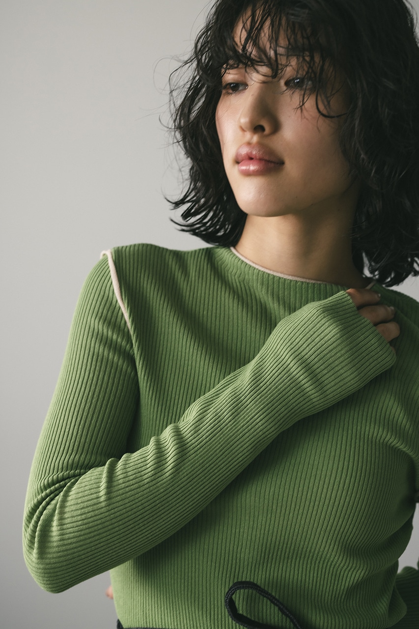 STYLEMIXER | 2WAYバイカラーニット (ニット ) |SHEL'TTER WEBSTORE