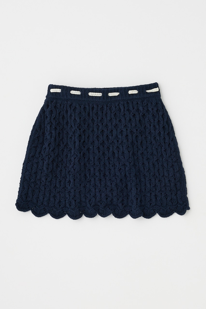 MOUSSY | OPENWORK ニットスカート (スカート(ミニ) ) |SHEL'TTER WEBSTORE