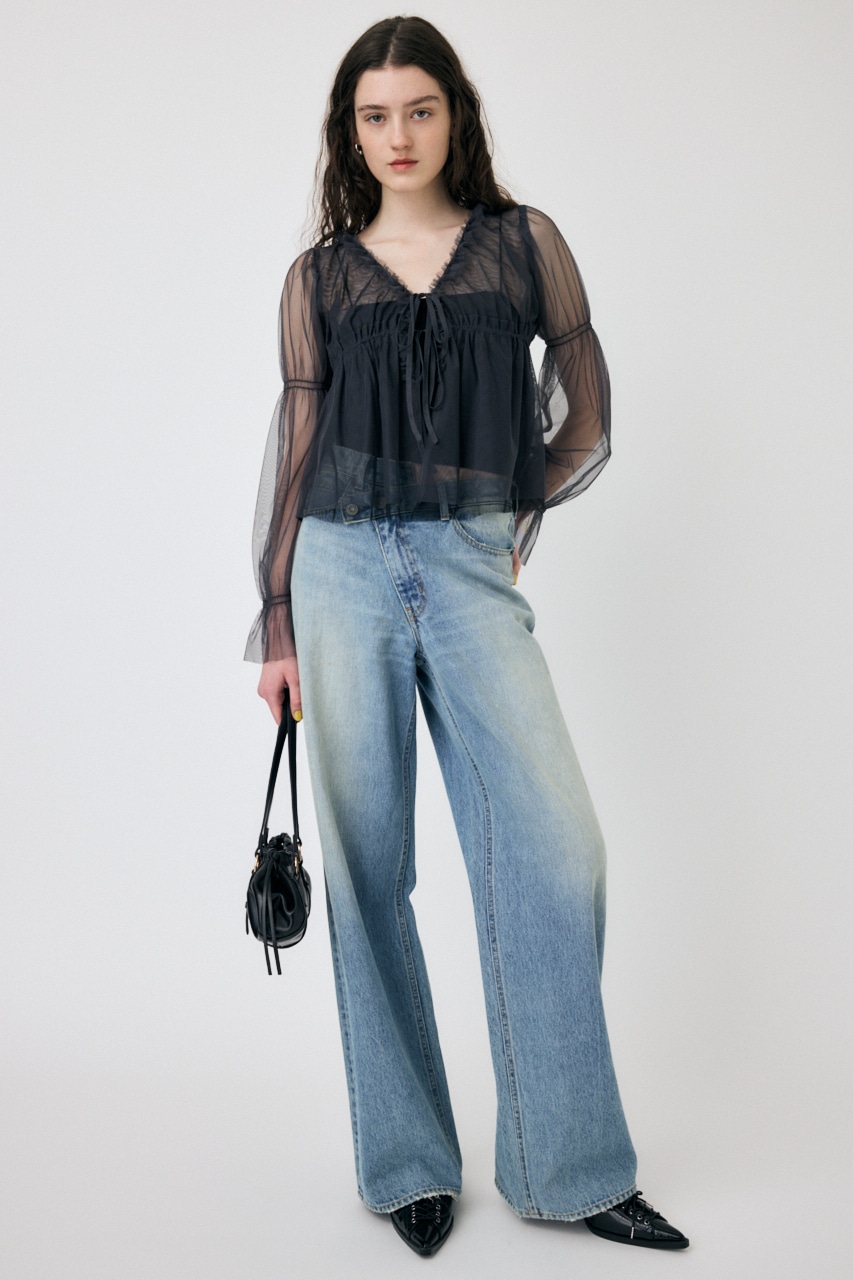 MOUSSY | TULLE LAYERED トップス (シャツ・ブラウス ) |SHEL'TTER