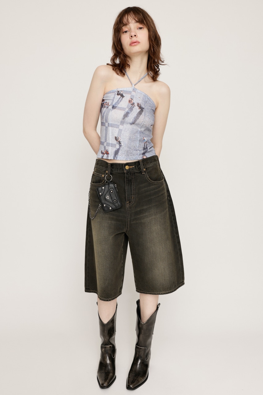 SLY | PHOTO PRINT BARE トップス (ベアトップ ) |SHEL'TTER WEBSTORE