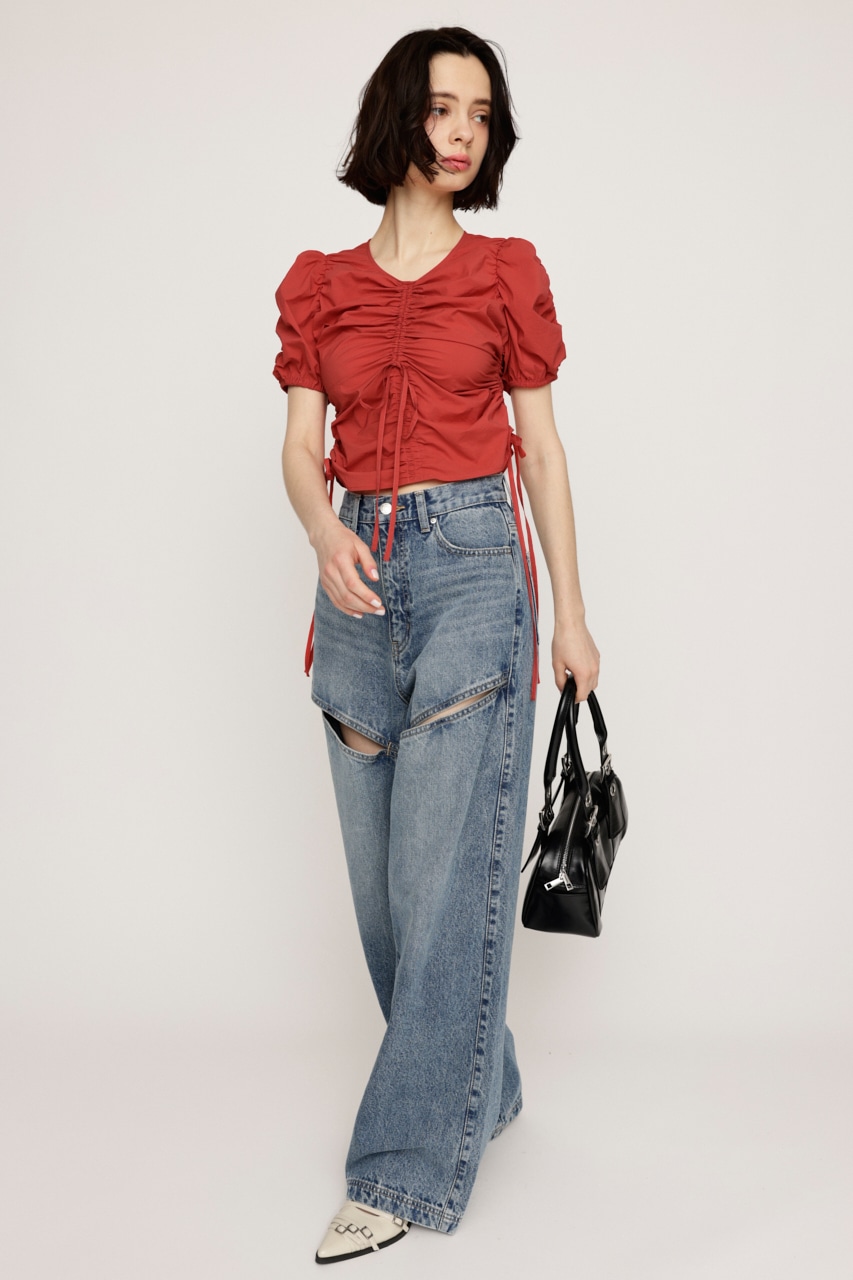 SLY | GATHER WOVEN トップス (シャツ・ブラウス ) |SHEL'TTER WEBSTORE