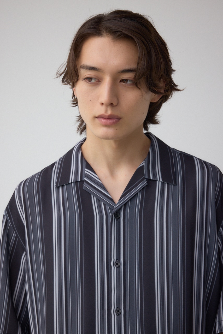 AZUL BY MOUSSY | マルチストライプシャツ (シャツ・ブラウス ) |SHEL