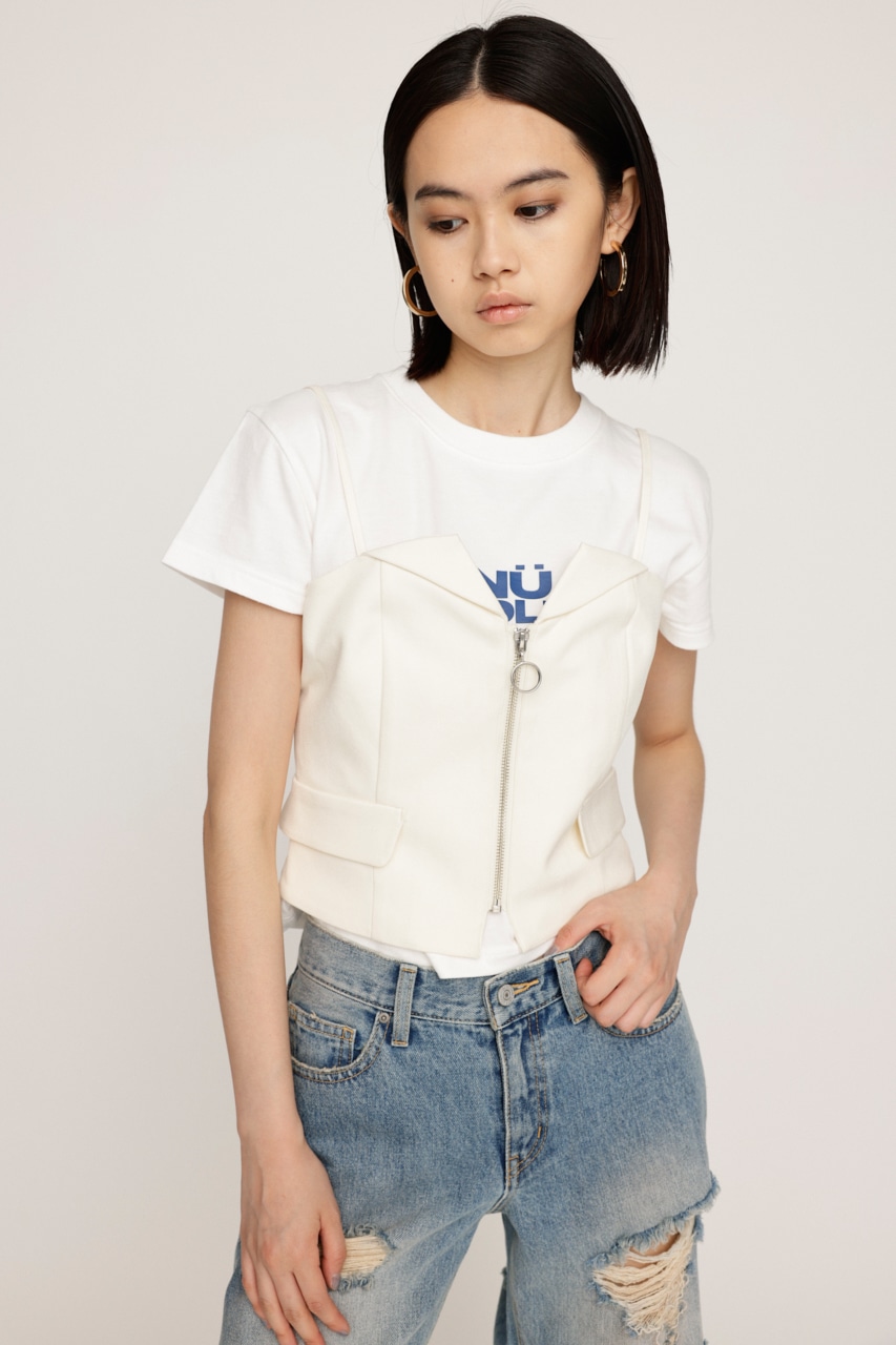 SLY | FRONT ZIP TIDY BUSTIER (キャミソール ) |SHEL'TTER WEBSTORE