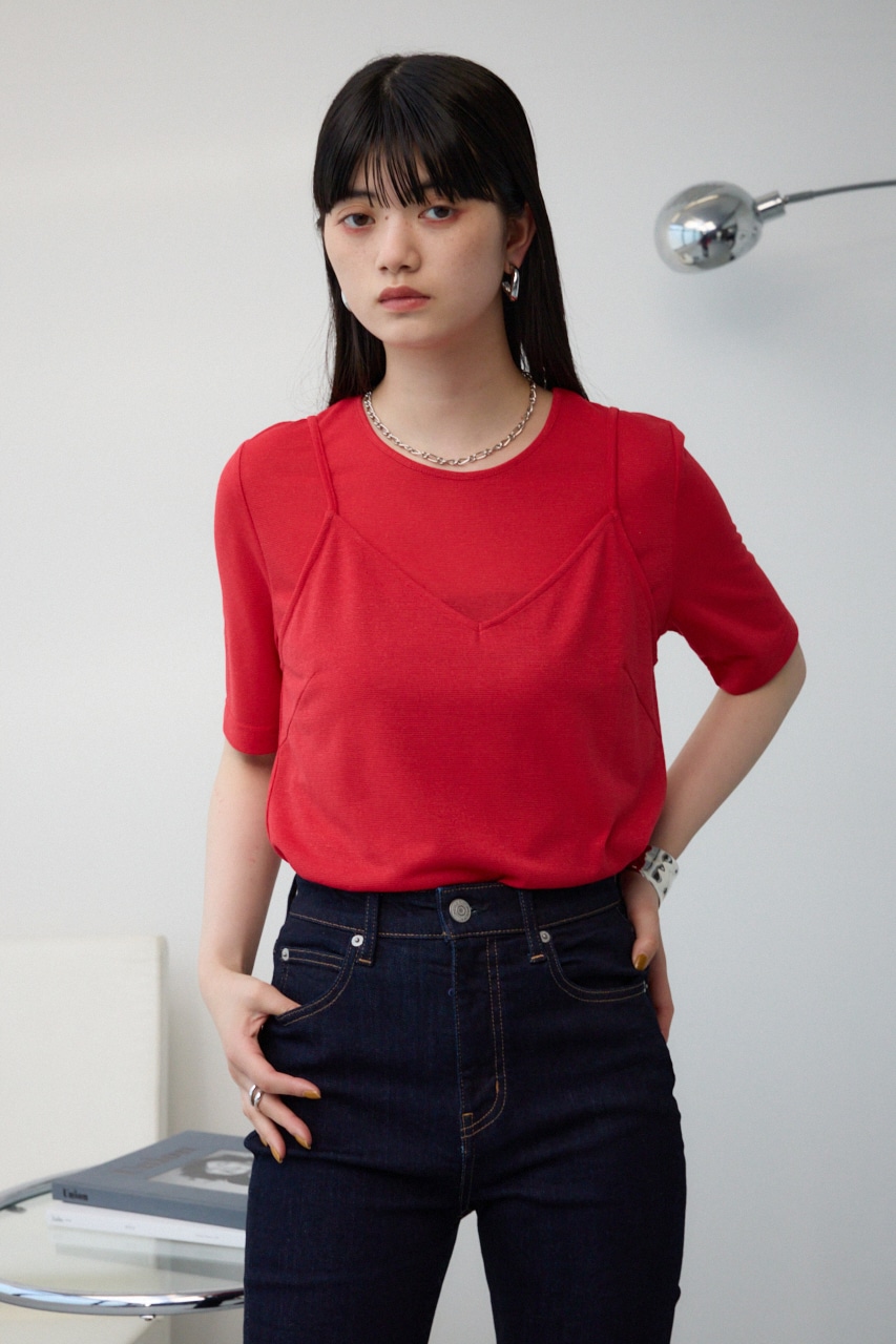 AZUL BY MOUSSY | ラメカットビスチェセットトップス (Tシャツ
