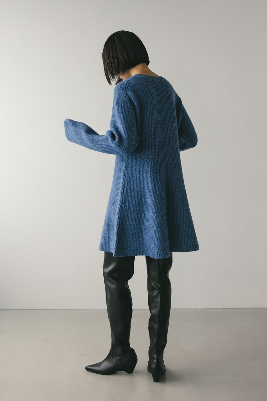 STYLEMIXER | ニットフレアミニワンピース (ワンピース(ミニ