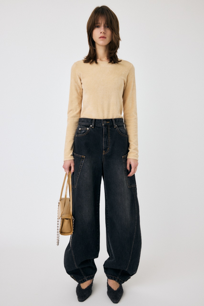 MOUSSY | VELOUR TOUCH ロングスリーブトップス (ニット ) |SHEL'TTER