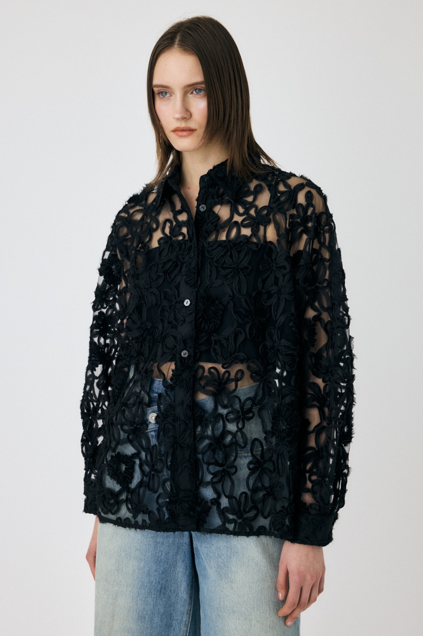 MOUSSY | RIBBON TULLE シャツ (シャツ・ブラウス ) |SHEL'TTER WEBSTORE