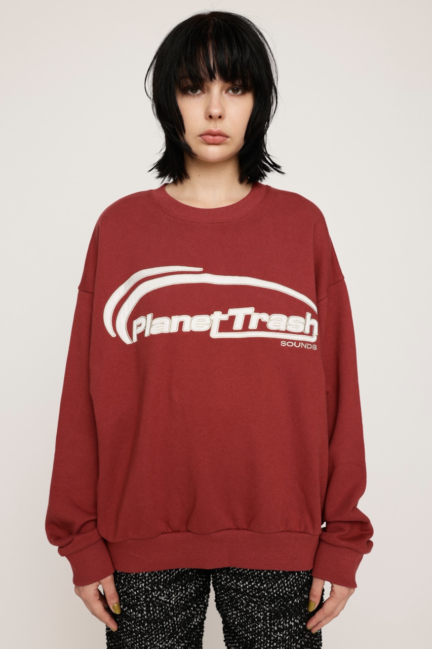 SLY | LOGO STITCH SW トップス (Tシャツ・カットソー(長袖) ) |SHEL