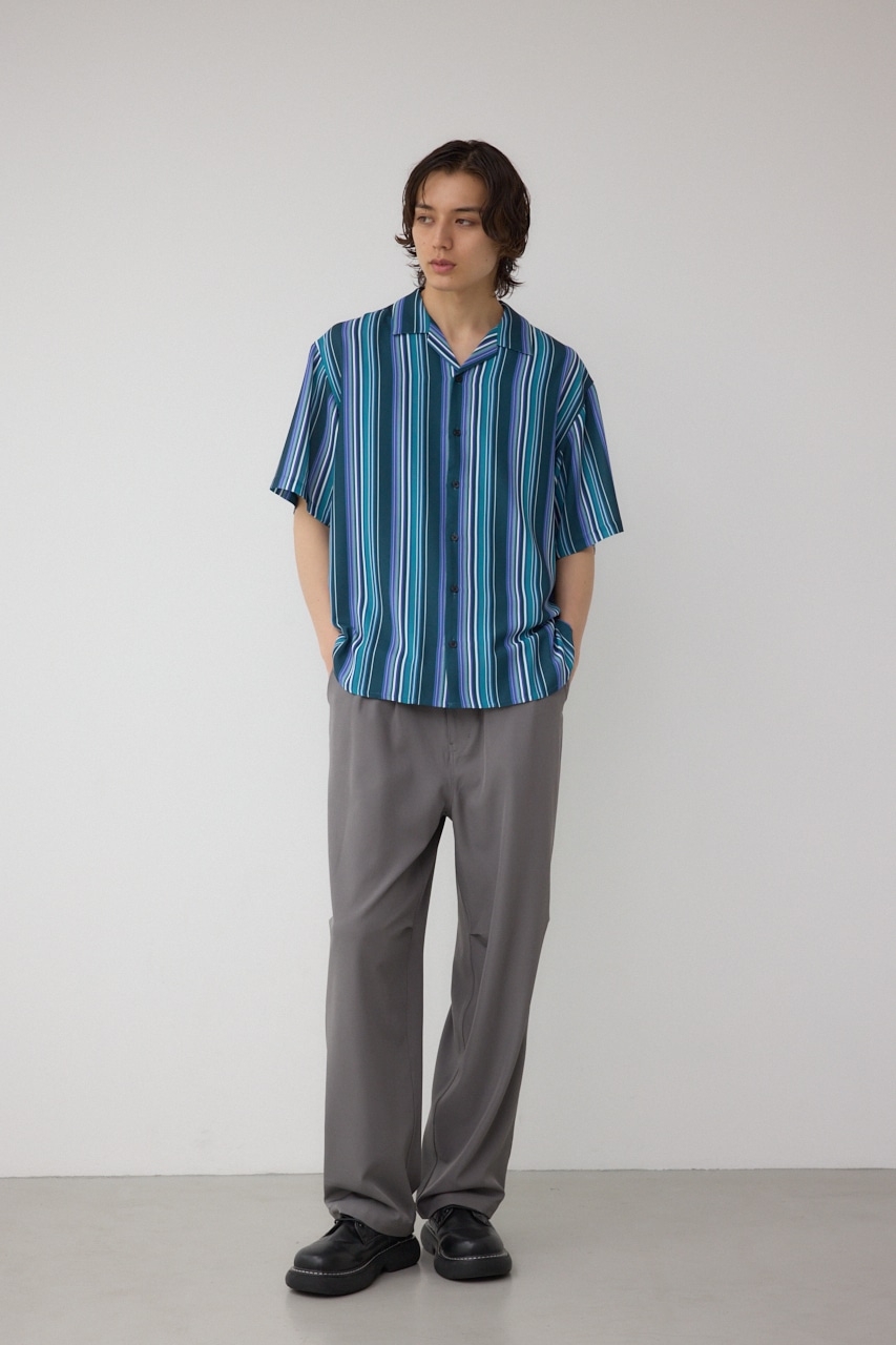 AZUL BY MOUSSY | マルチストライプシャツ (シャツ・ブラウス ) |SHEL