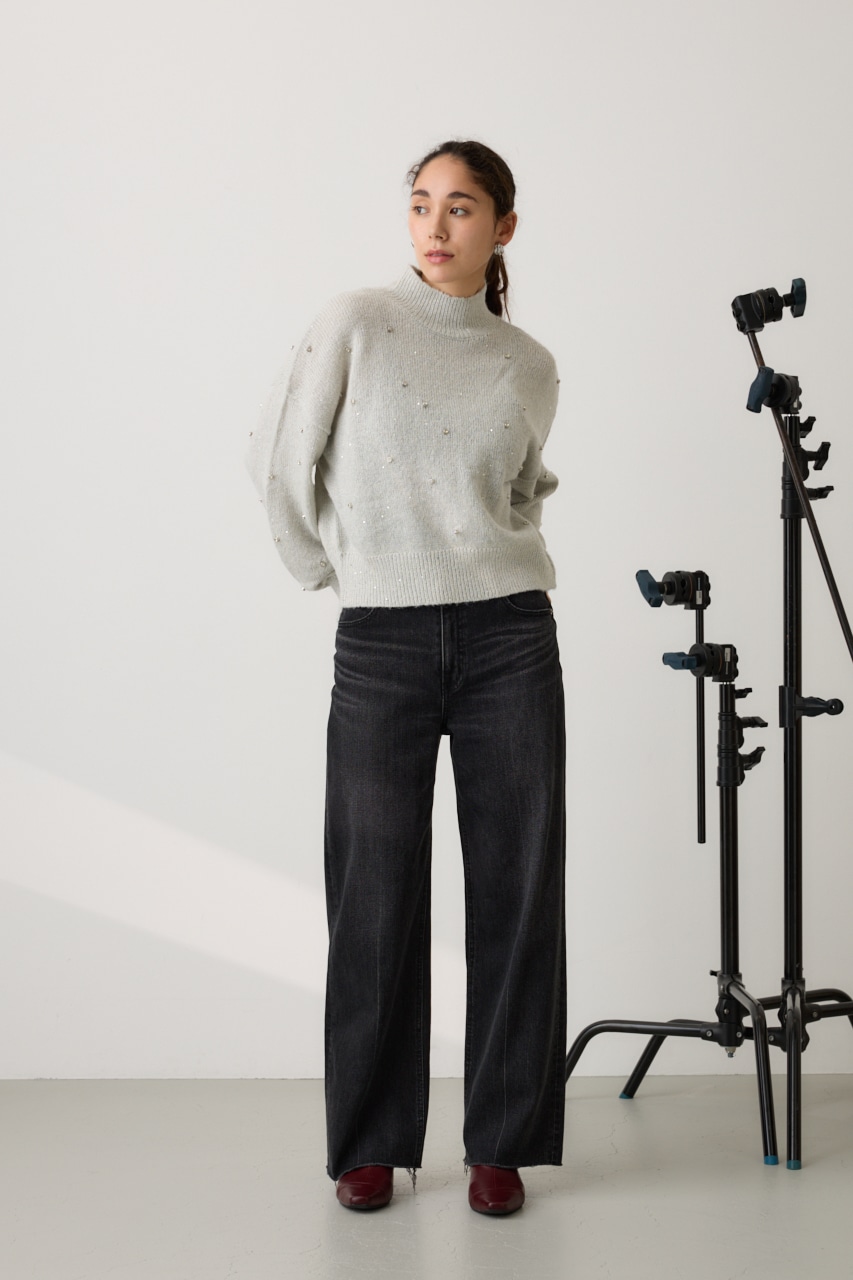 AZUL BY MOUSSY | ラインストーンニット (ニット ) |SHEL'TTER WEBSTORE