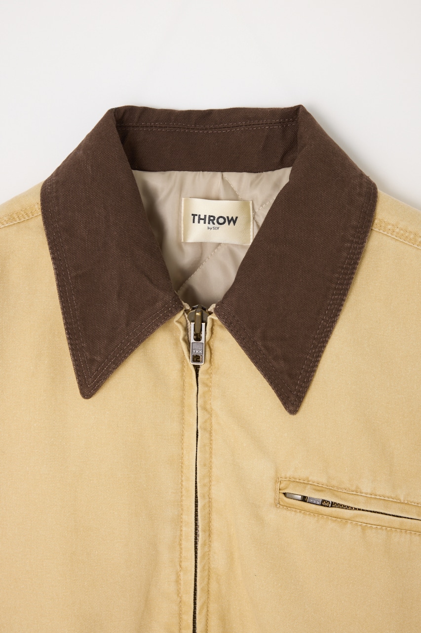 THROW by SLY | 【THROW】COTTON WORK ジャケット (ブルゾン ) |SHEL