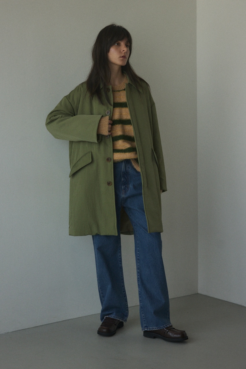 BLACK BY MOUSSY | soutien collar stitch coat (コート ) |SHEL'TTER