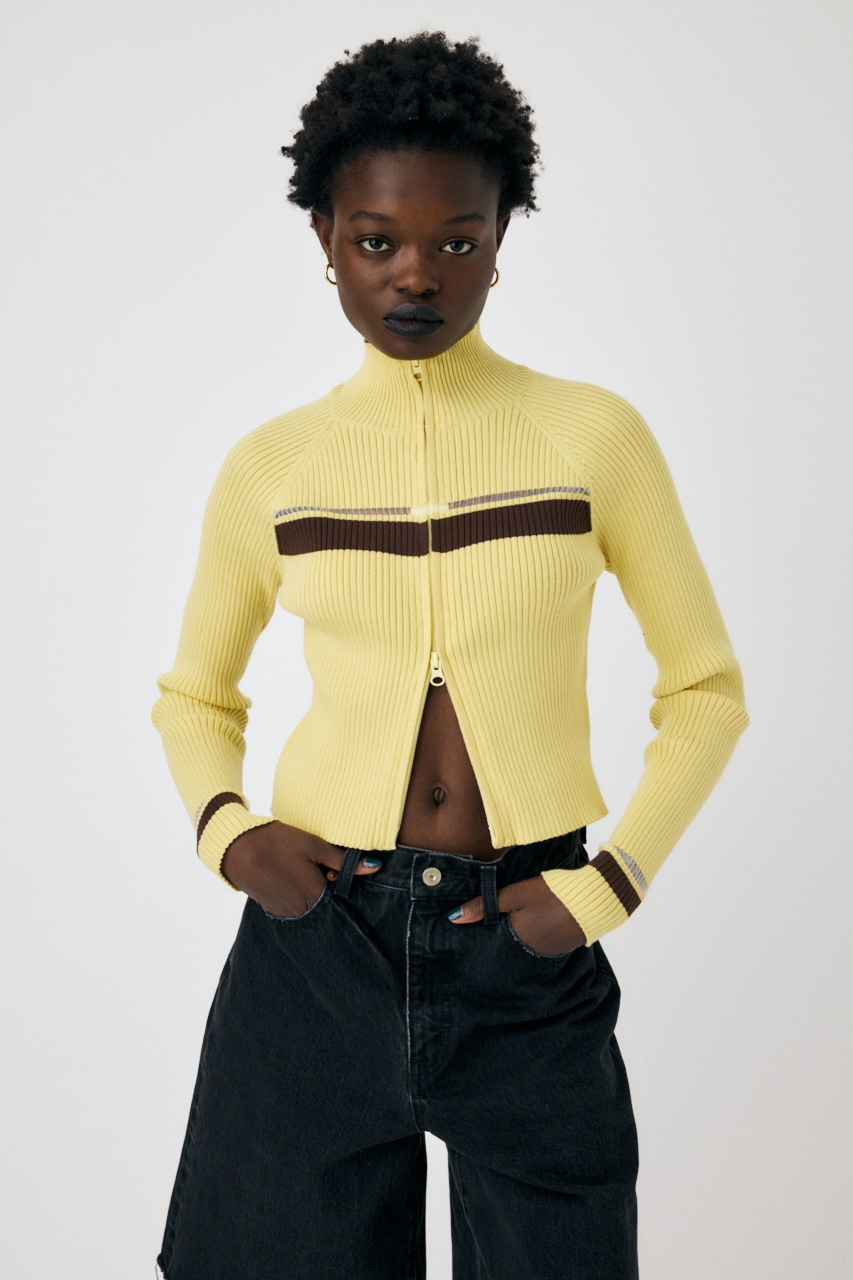 MOUSSY | W ZIP TRUCK ニット (ニット ) |SHEL'TTER WEBSTORE