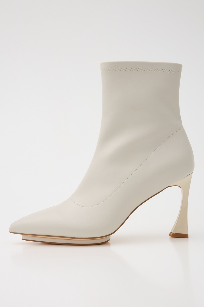 rienda | ポインテッドトゥフィットショートブーツ (ブーツ ) |SHEL