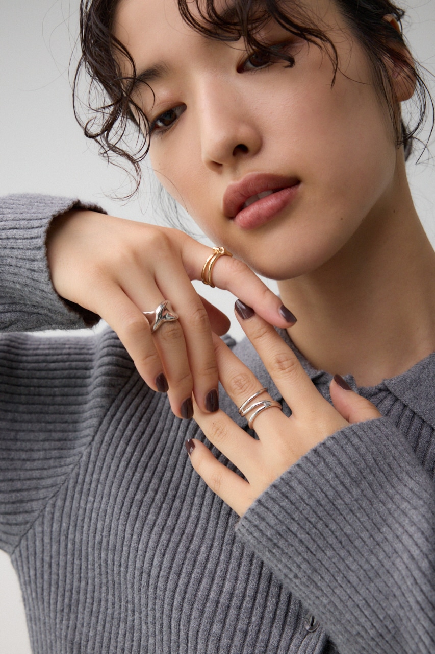 AZUL BY MOUSSY | マルチ3連リングセット (リング ) |SHEL'TTER WEBSTORE
