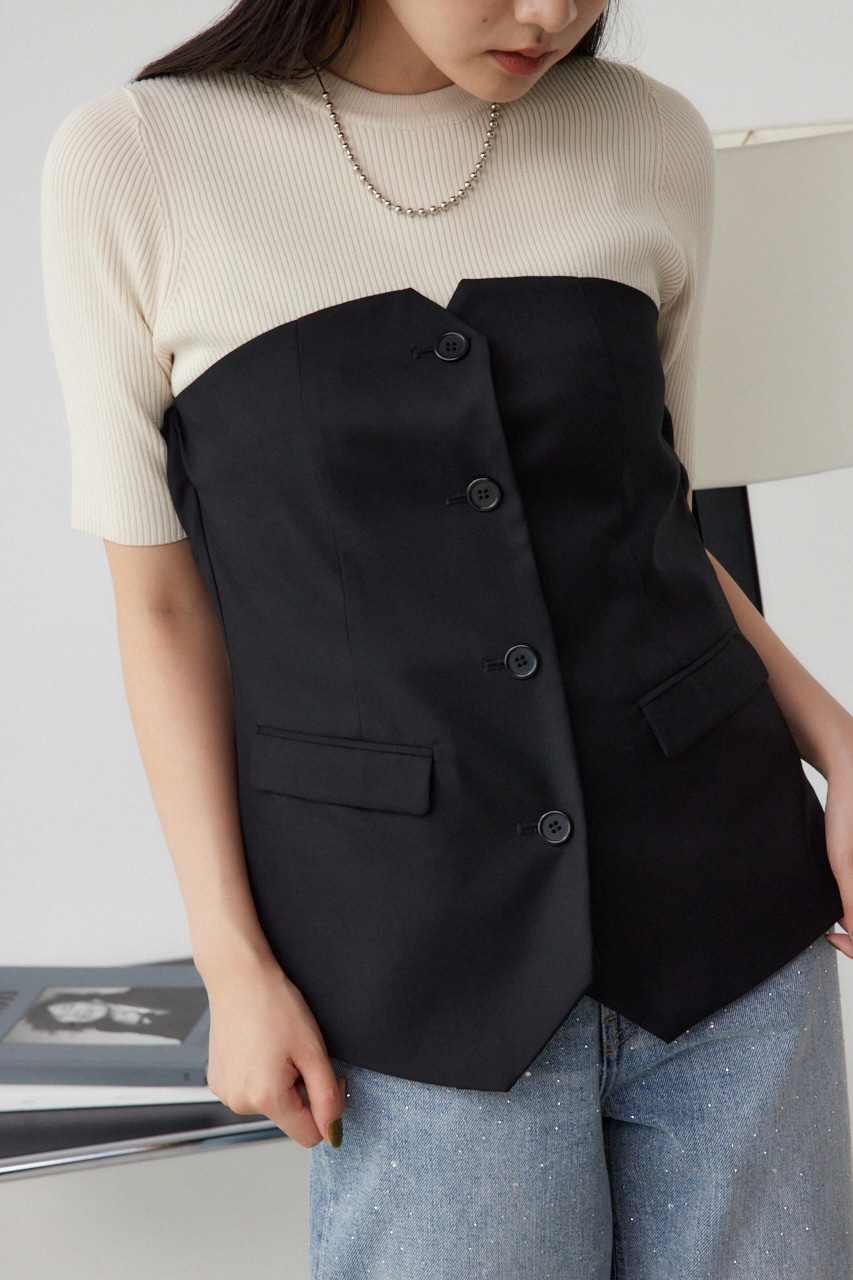 AZUL BY MOUSSY | ベアトップビスチェ (ベアトップ ) |SHEL'TTER WEBSTORE