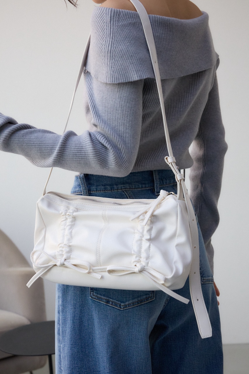 AZUL BY MOUSSY | リボンデザインギャザーショルダーバッグ (すべて