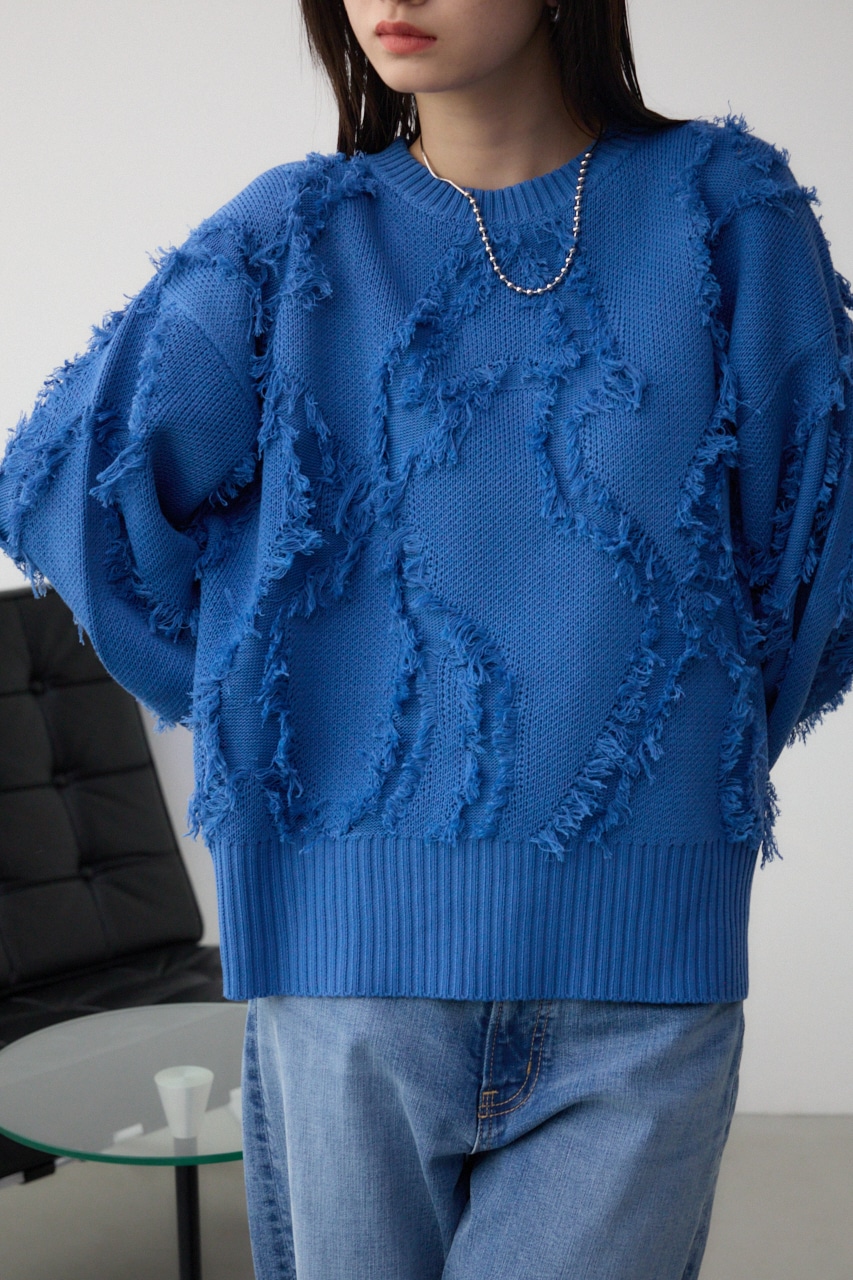 AZUL BY MOUSSY | フリンジニットトップス (ニット ) |SHEL'TTER WEBSTORE
