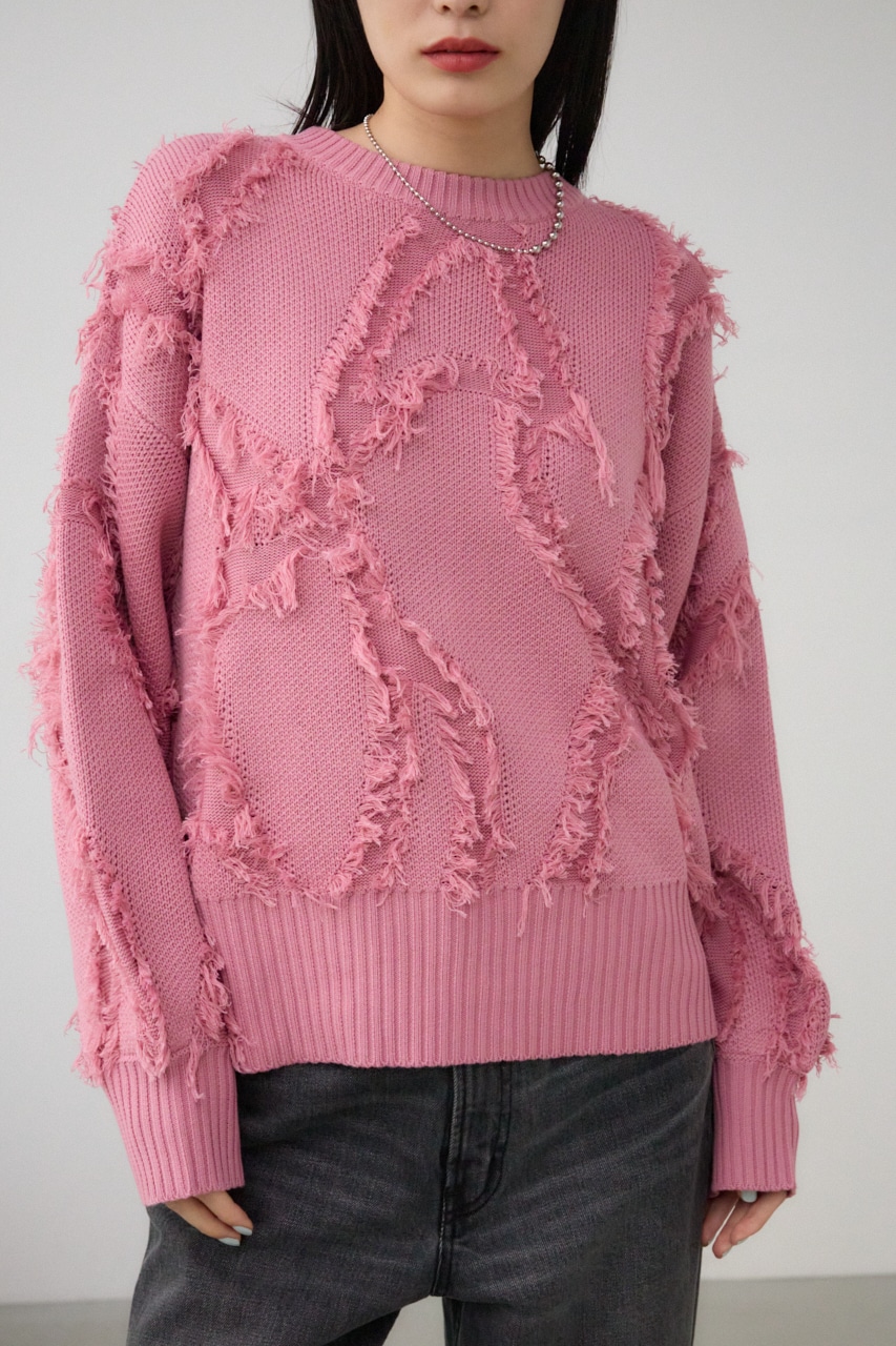 AZUL BY MOUSSY | フリンジニットトップス (ニット ) |SHEL'TTER WEBSTORE