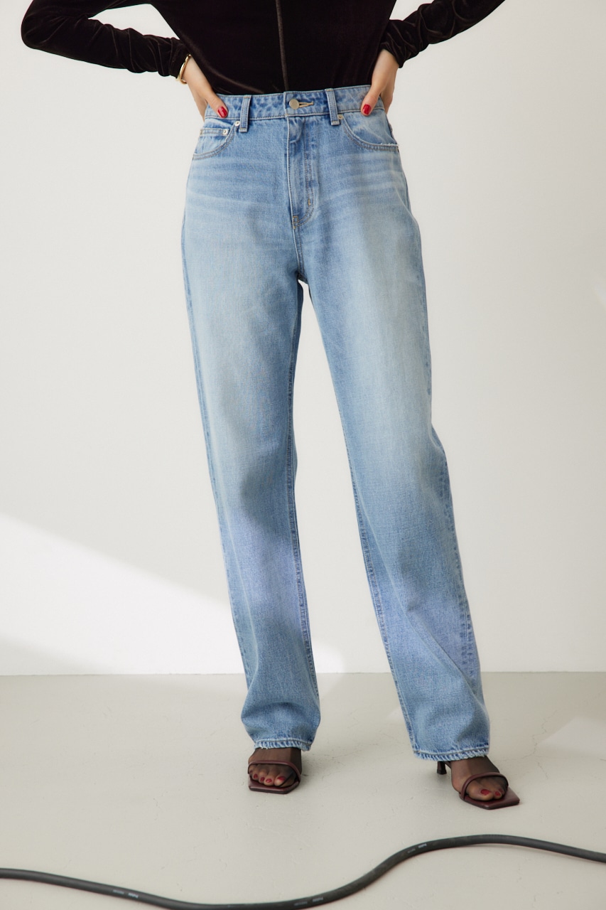 AZUL BY MOUSSY | 90'sストレートロングレングスデニム (ストレート