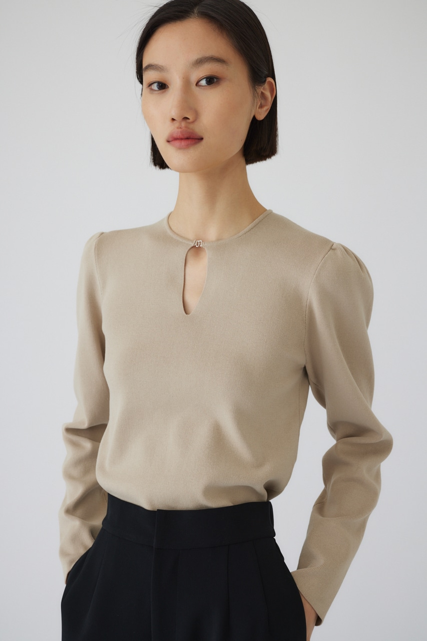 RIM.ARK | Hook slim knit tops (KNITWEAR ) |RIM.ARK ONLINE STORE