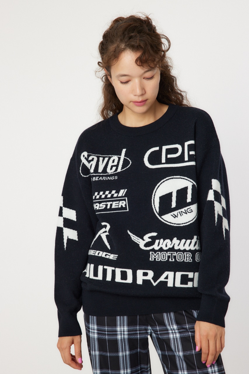 RODEO CROWNS WIDE BOWL | オートレースニットトップス (ニット