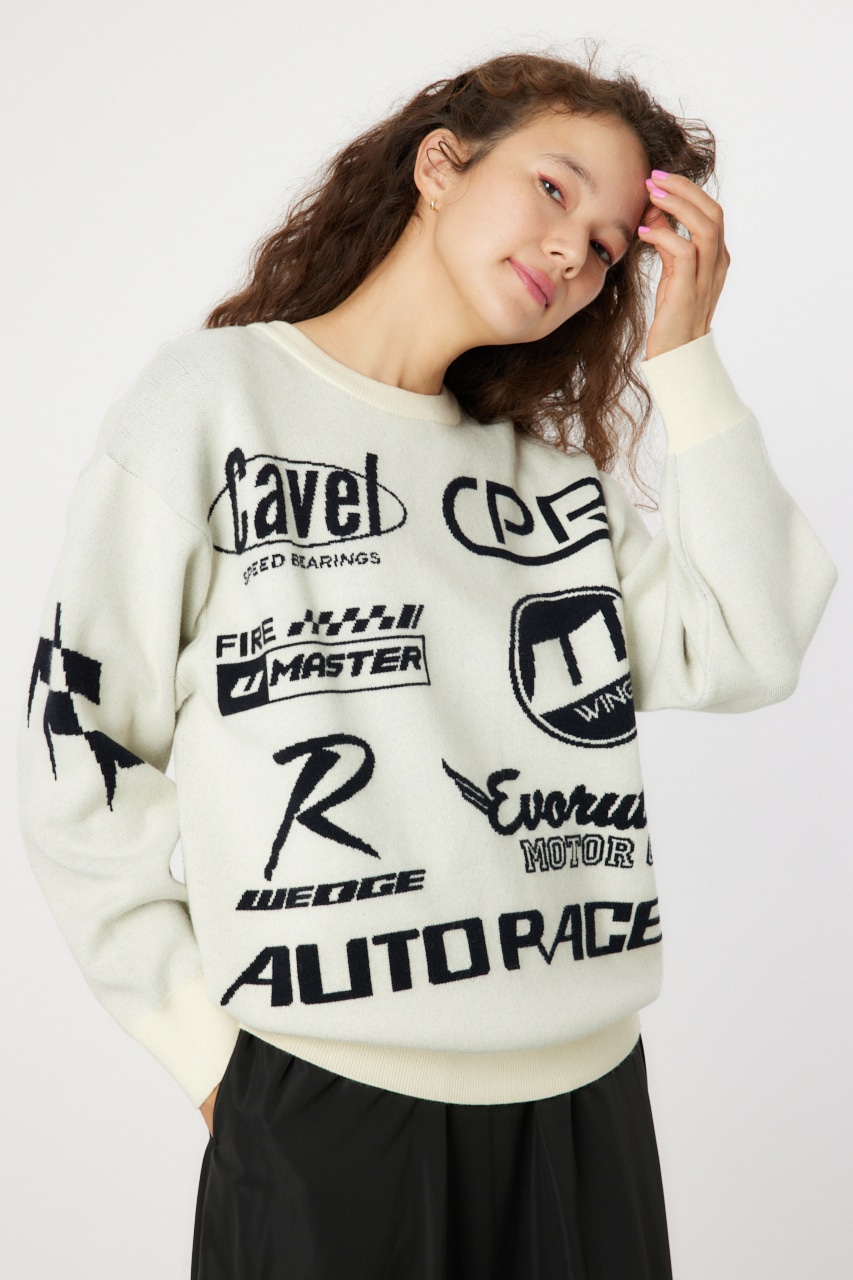 RODEO CROWNS WIDE BOWL | オートレースニットトップス (ニット