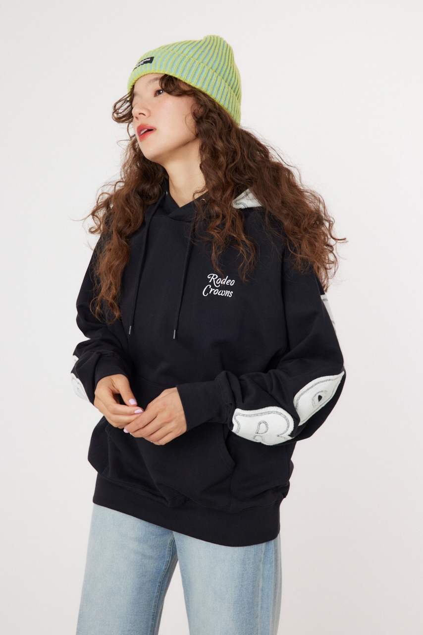 RODEO CROWNS WIDE BOWL | リバースパッチLOGOパーカー (スウェット