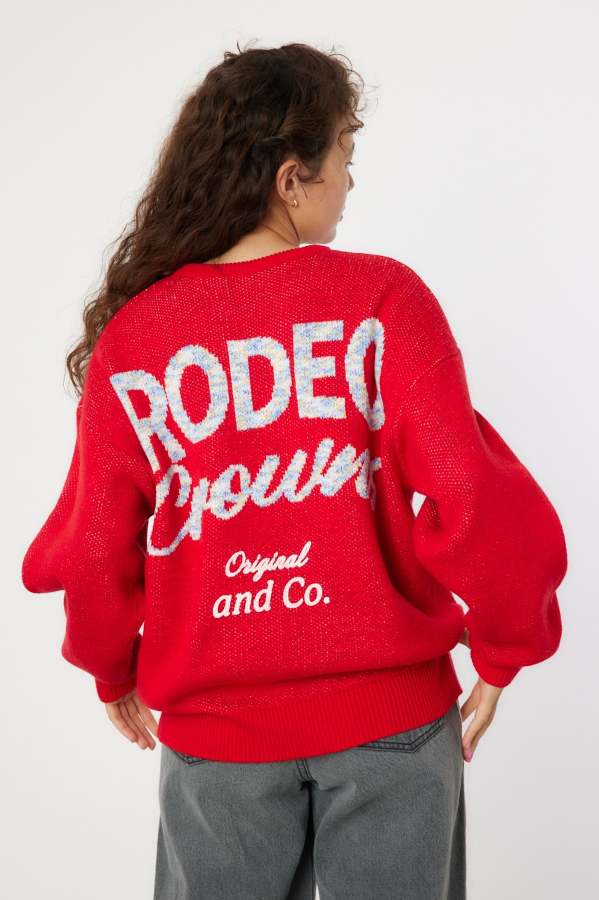RODEO CROWNS WIDE BOWL | MIX COLOR LOGOニットトップス (ニット